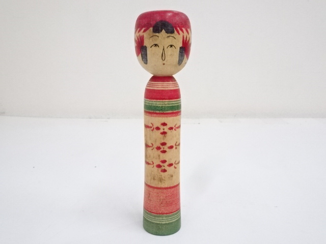 TRADITIONAL JAPANESE CRAFT / KOKESHI DOLL (18.1 cm)/ ARTISAN WORK
